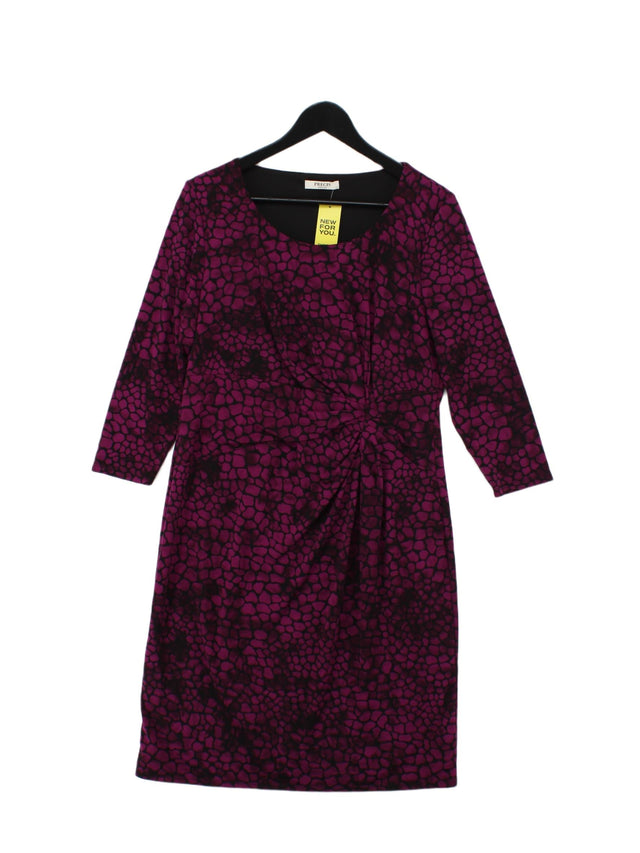 Precis Women's Midi Dress UK 16 Purple Polyester with Elastane