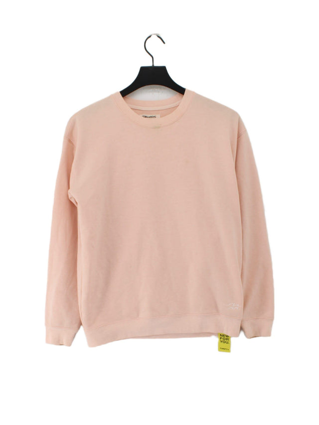 Billabong Women's Jumper S Pink Polyester with Cotton