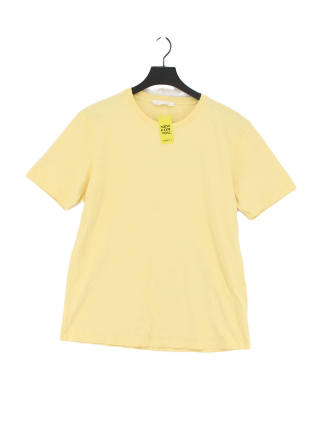 American Vintage Women's T-Shirt XS Yellow 100% Cotton