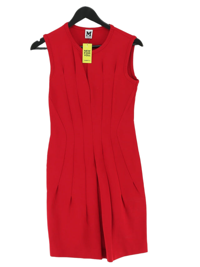 M Missoni Women's Midi Dress XS Red Viscose with Elastane, Polyamide