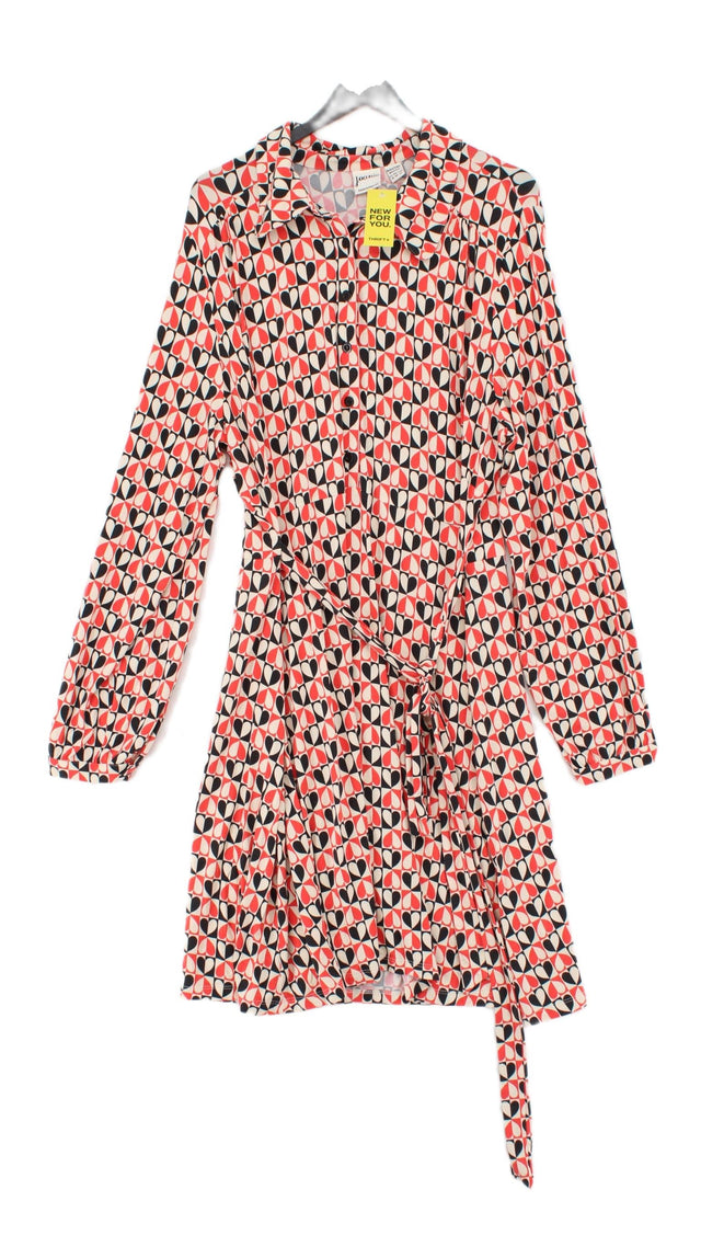 Joanie Women's Midi Dress UK 16 Multi Lyocell Modal with Elastane