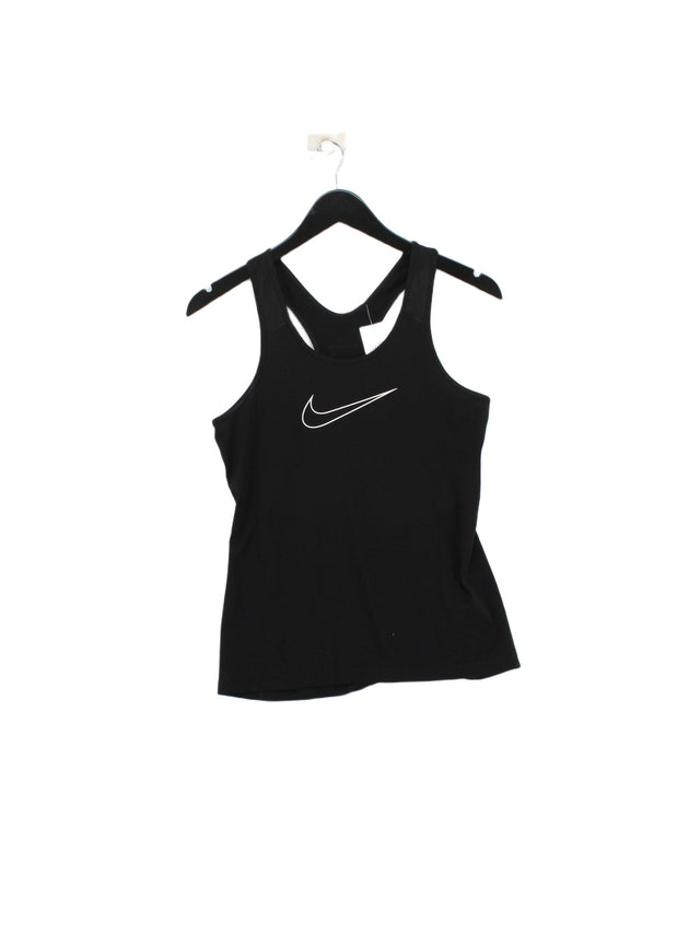 Nike Women's T-Shirt S Black Polyester with Elastane