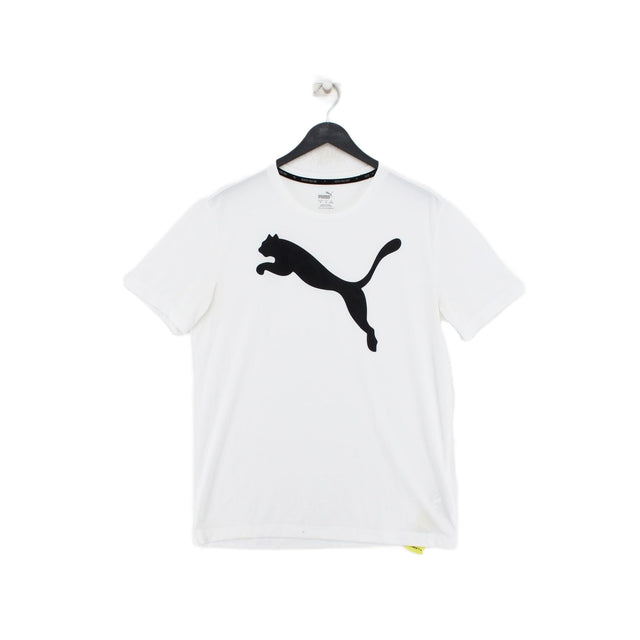 Puma Women's T-Shirt M White 100% Polyester