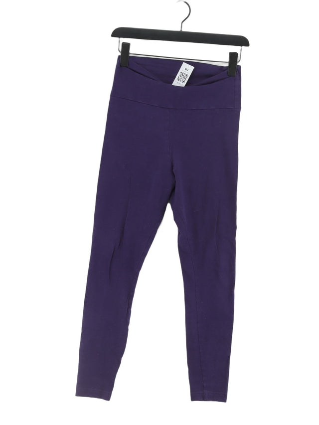 American Apparel Women's Sports Bottoms M Purple Cotton with Elastane
