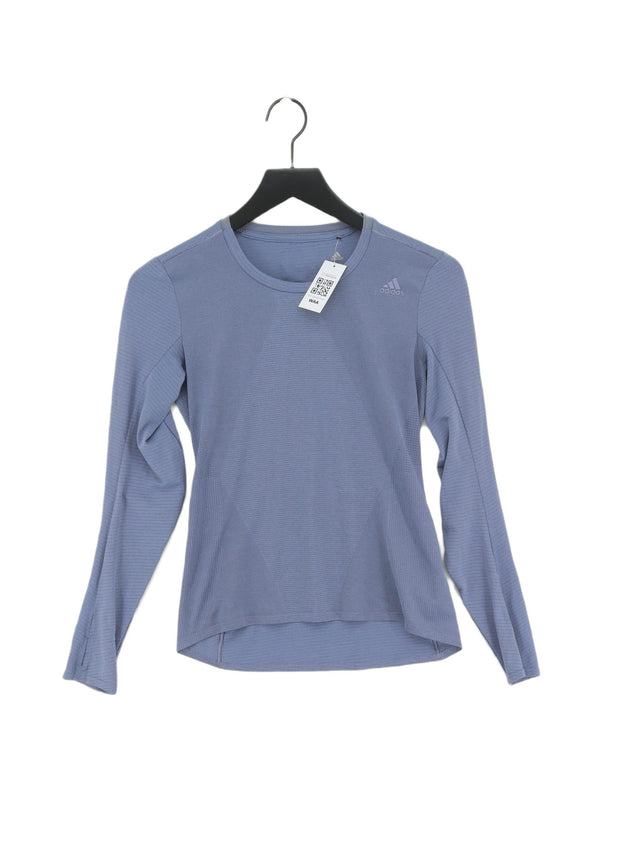 Adidas Women's T-Shirt XS Blue 100% Polyester