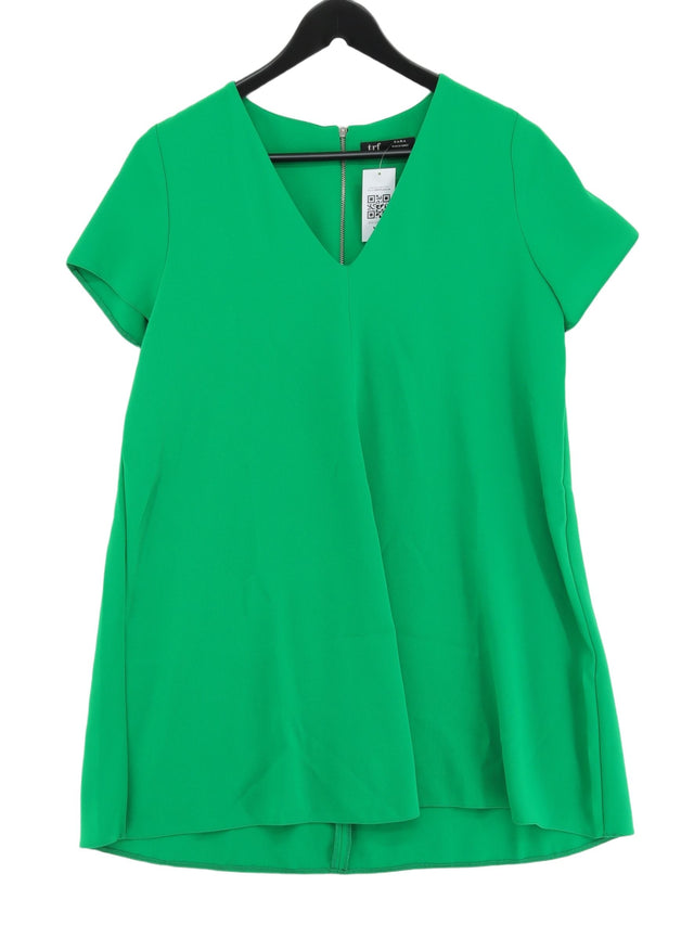TRF Women's Midi Dress S Green 100% Polyester