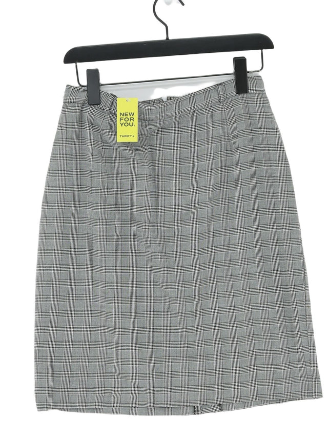 Taifun Women's Midi Skirt UK 12 Grey 100% Polyamide