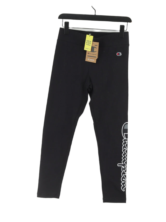 Champion Women's Sports Bottoms M Black Cotton with Elastane