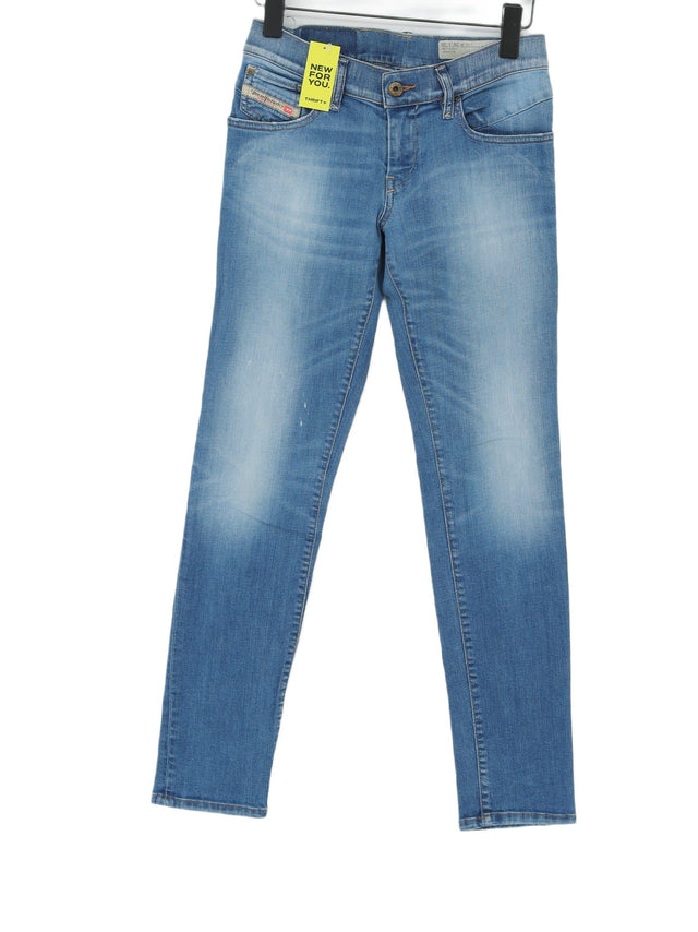 Diesel Women's Jeans W 26 in; L 30 in Blue Cotton with Elastane