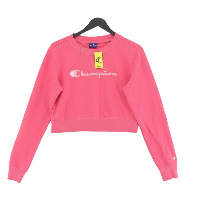 Champion Women's Top L Pink 100% Other