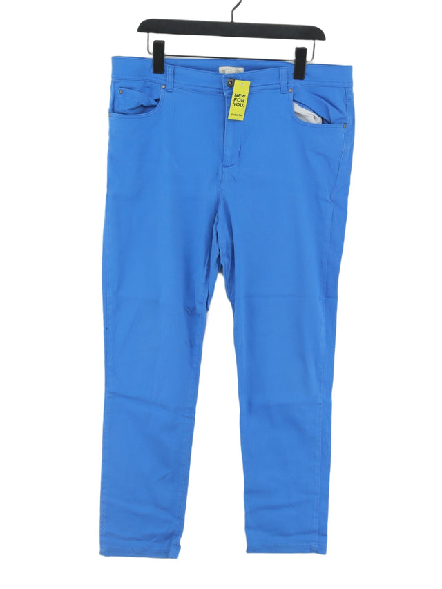 Monsoon Women's Jeans UK 18 Blue Cotton with Elastane
