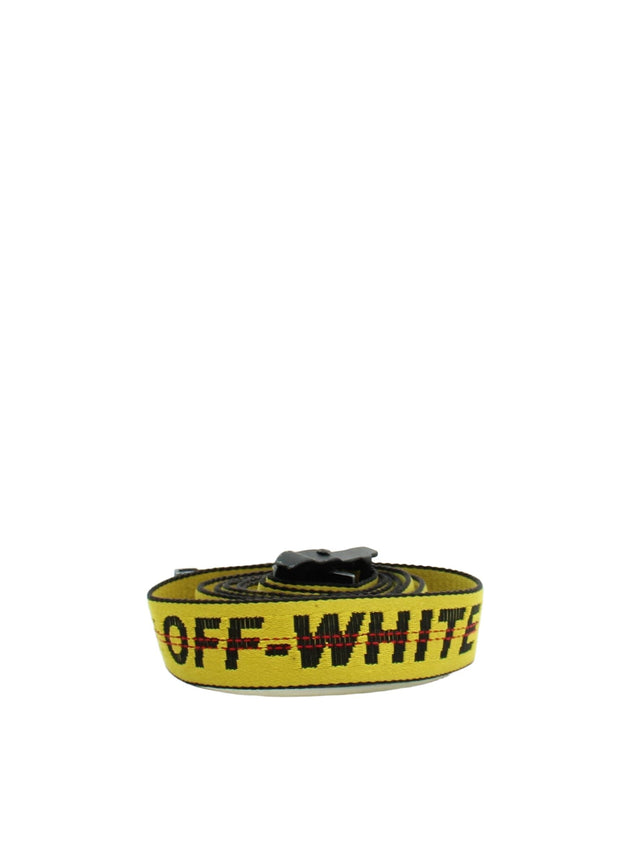 Off-White Women's Belt Yellow Nylon with Polyester