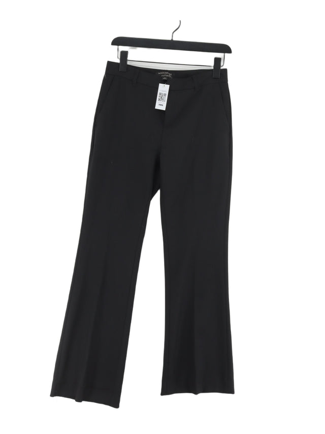 Banana Republic Women's Suit Trousers W 28 in Black Polyester with Spandex