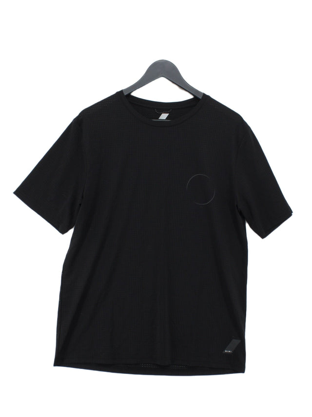 Zara Men's T-Shirt M Black 100% Polyamide