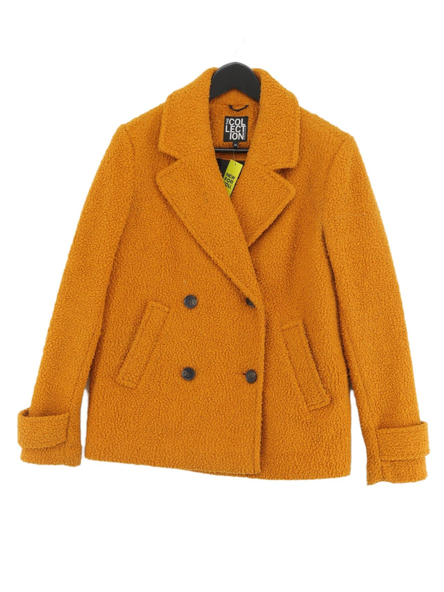 Debenhams Women's Jacket UK 10 Orange 100% Polyester