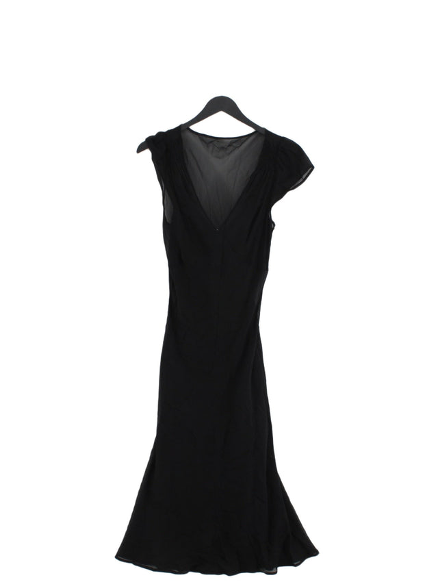 Warehouse Women's Midi Dress UK 10 Black 100% Other