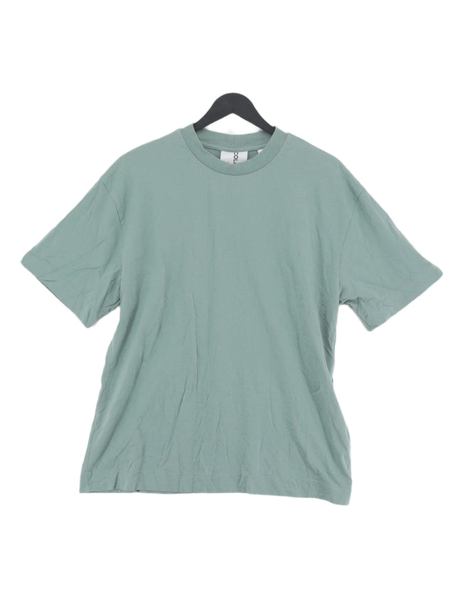 Collusion Men's T-Shirt M Green 100% Cotton