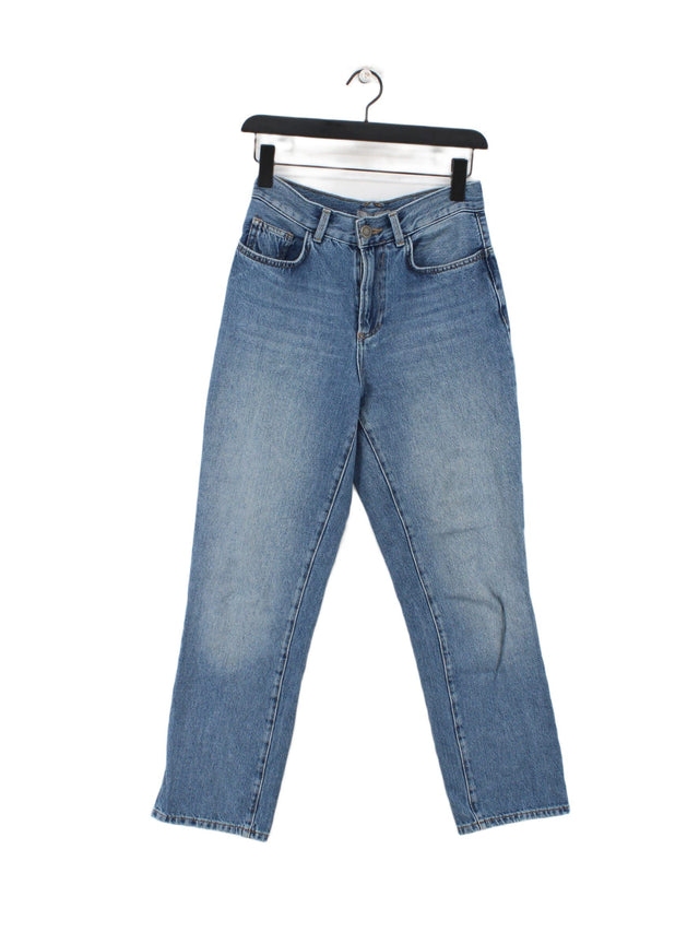 Oliver Bonas Women's Jeans UK 6 Blue 100% Cotton
