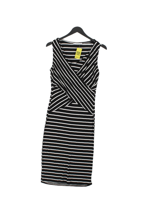 Mango Women's Midi Dress M Black 100% Other