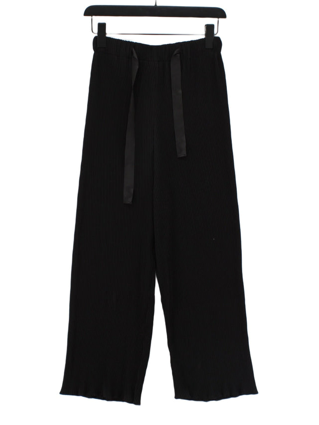Topshop Women's Suit Trousers UK 8 Black 100% Polyester