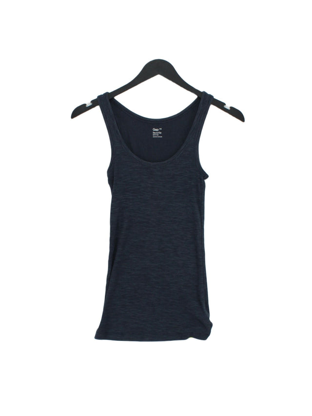 Gap Women's T-Shirt XS Blue Cotton with Spandex