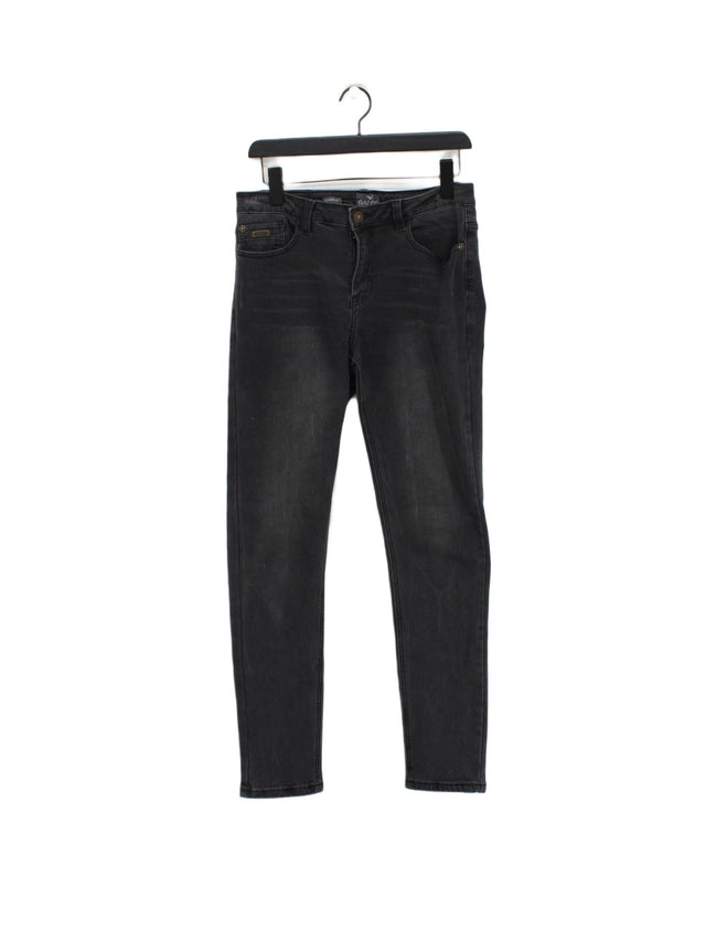 Gandys Women's Jeans UK 12 Grey Cotton with Elastane, Polyester, Viscose