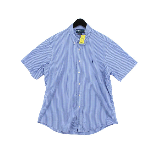 Ralph Lauren Men's Shirt Chest: 43 in Blue 100% Cotton