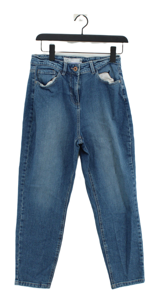 Next Women's Jeans UK 12 Blue 100% Cotton