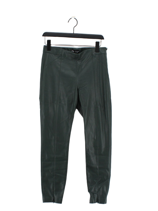Zara Women's Leggings L Green 100% Polyester