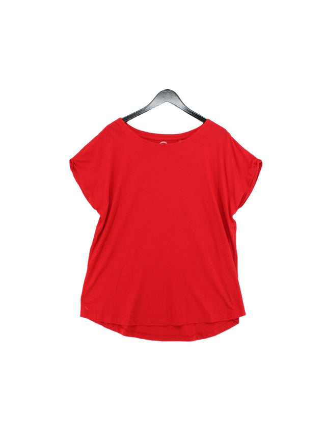 Next Women's T-Shirt UK 20 Red 100% Cotton