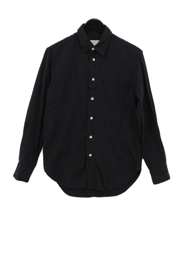 Rag & Bone Men's Shirt XS Black 100% Cotton