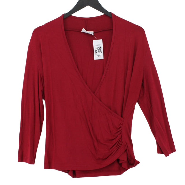 Cotswold Collections Women's Top S Red Viscose with Elastane