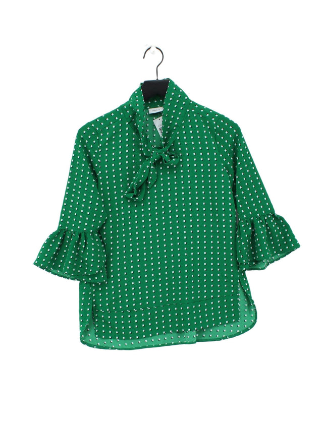 Next Women's Blouse UK 8 Green 100% Polyester