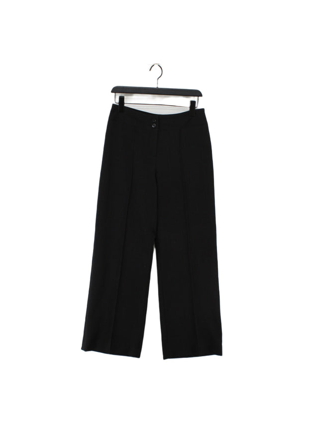 Viyella Women's Suit Trousers UK 10 Grey Polyester with Elastane, Wool