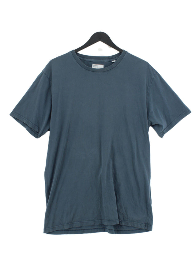Colorful Standard Men's T-Shirt XL Blue 100% Cotton