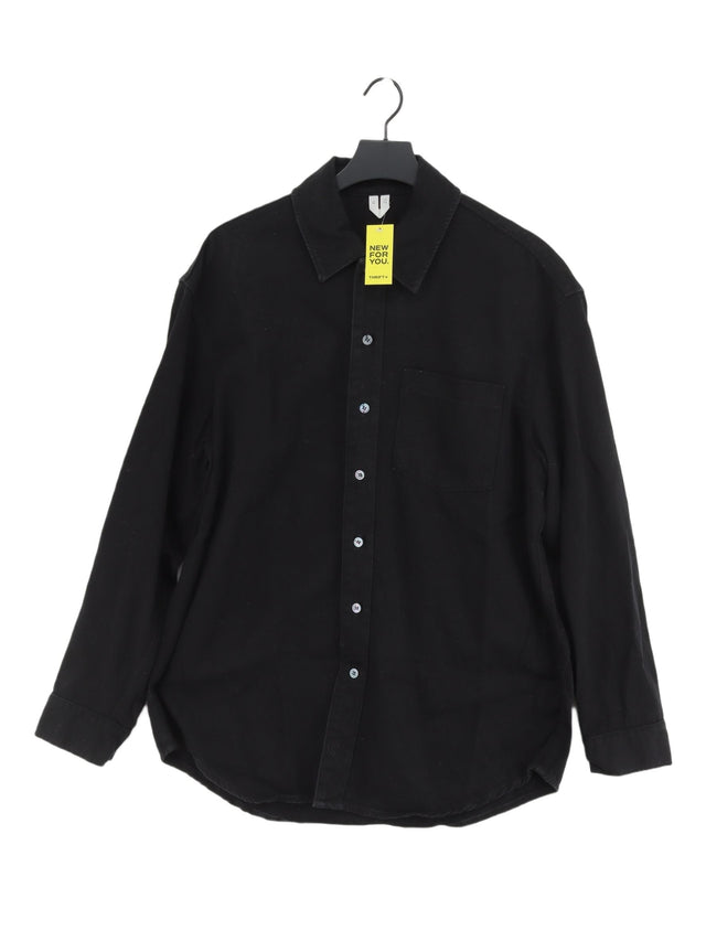 Arket Men's Shirt Chest: 46 in Black 100% Cotton