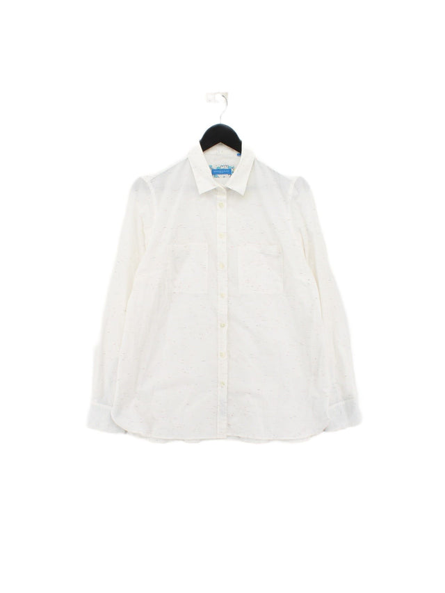 Beaufort & Blake Men's Shirt L White Cotton with Polyester, Viscose