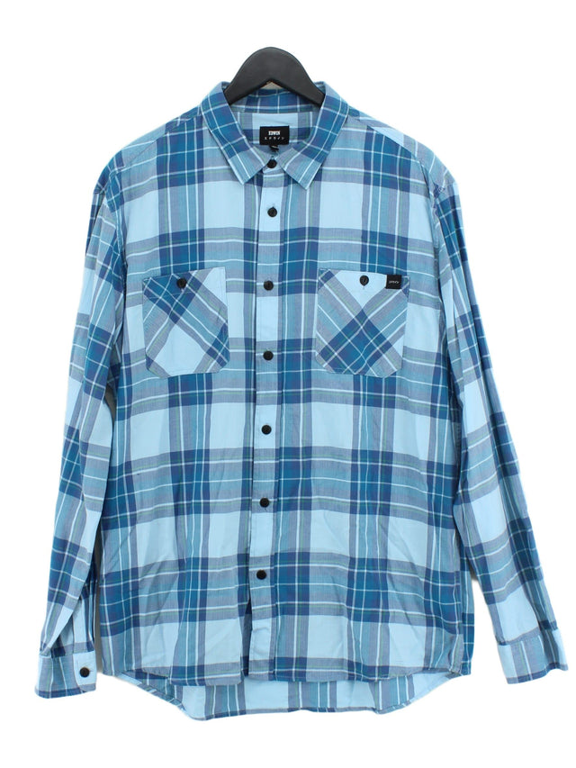 Edwin Men's Shirt XL Blue 100% Cotton