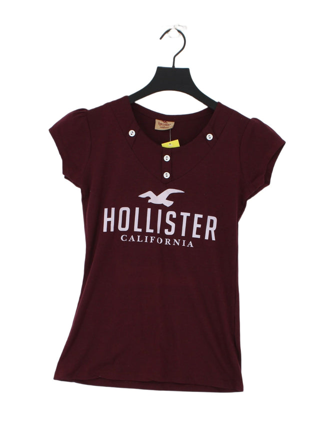 Hollister Women's Top XS Red 100% Other