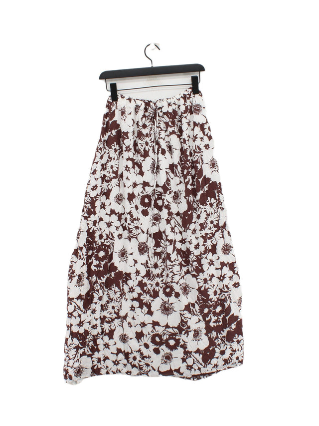 Faithfull The Brand Women's Maxi Skirt S White 100% Rayon