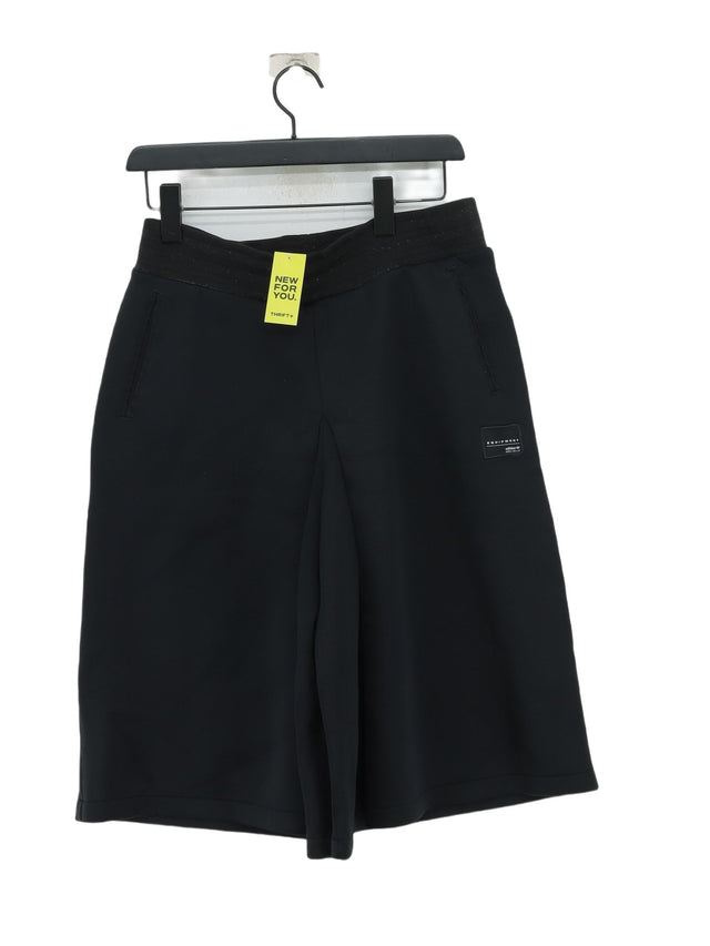 Adidas Women's Shorts UK 14 Black 100% Polyamide
