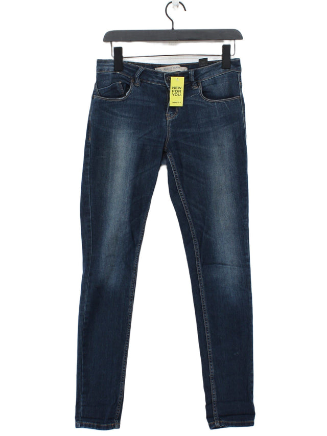 Next Women's Jeans W 30 in Blue Cotton with Elastane, Polyester