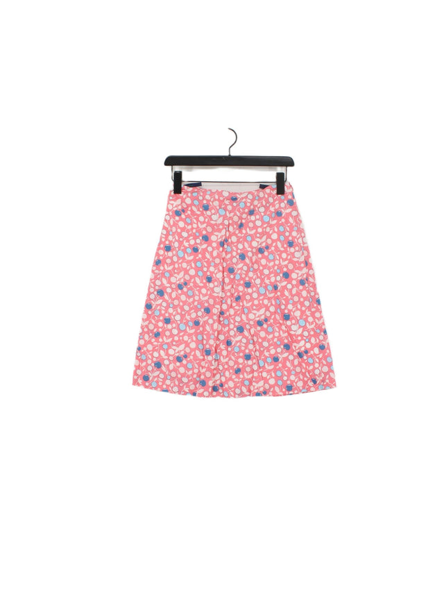 Boden Women's Midi Skirt UK 10 Pink 100% Cotton
