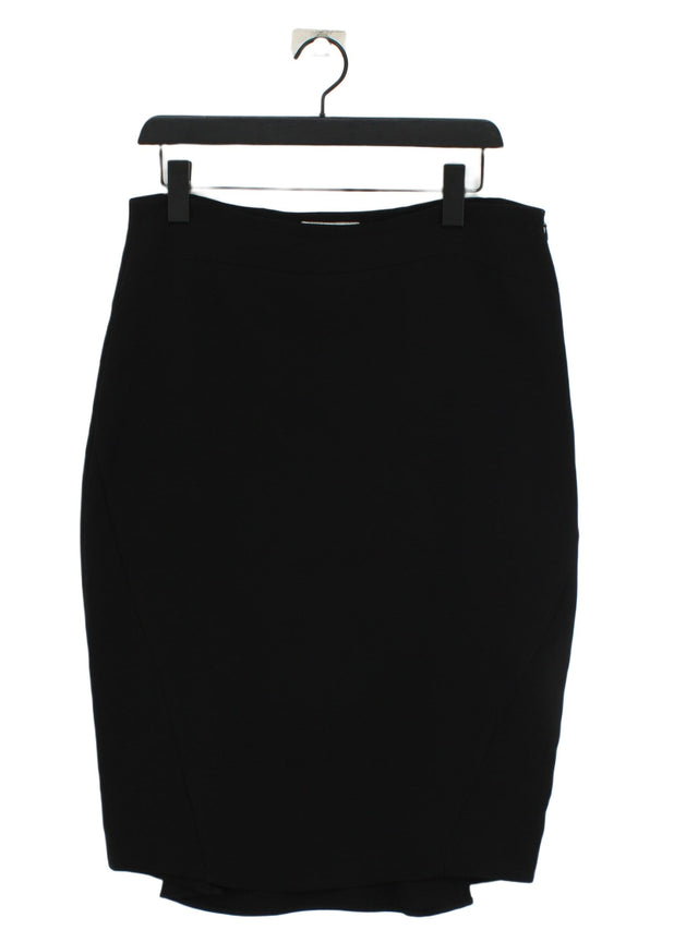 Damsel In A Dress Women's Midi Skirt UK 14 Black 100% Polyester