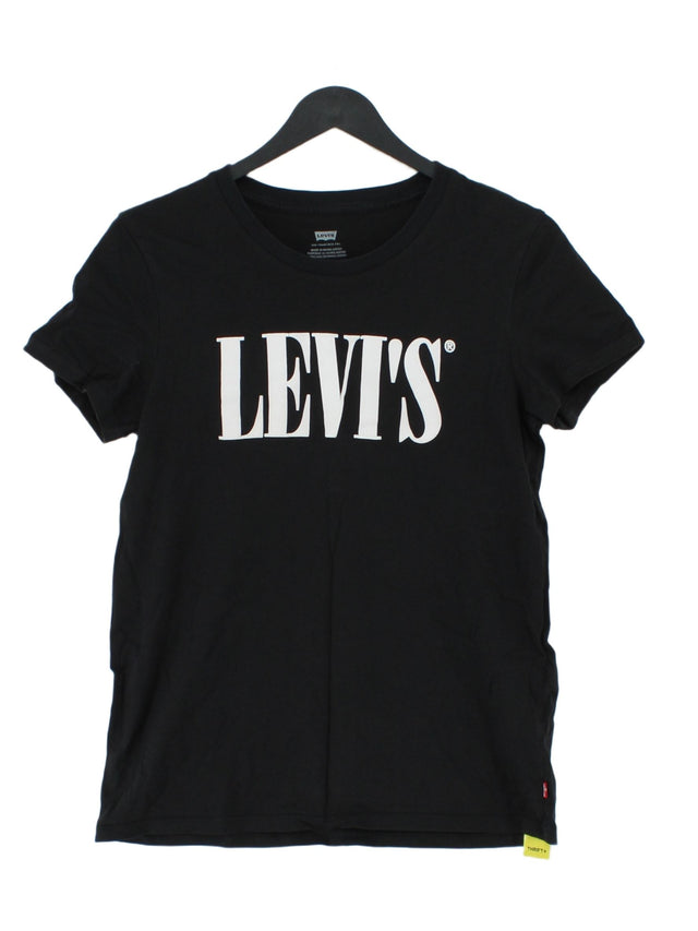 Levi’s Women's T-Shirt S Black 100% Cotton