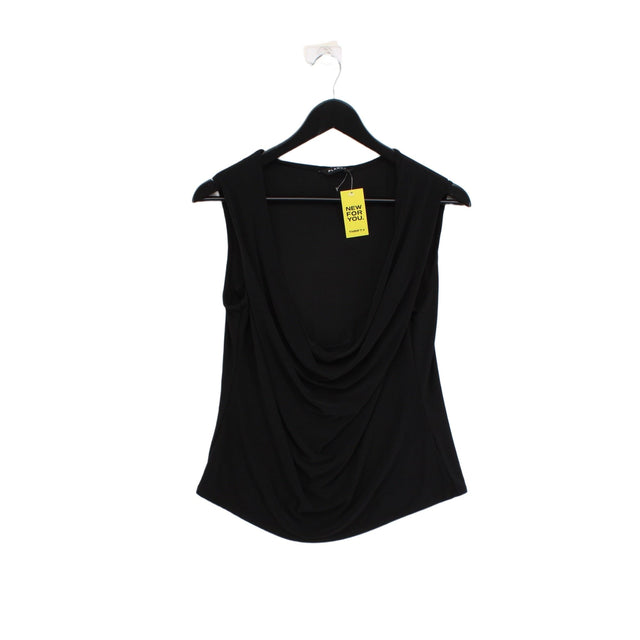 Planet Women's Top UK 14 Black Polyester with Elastane