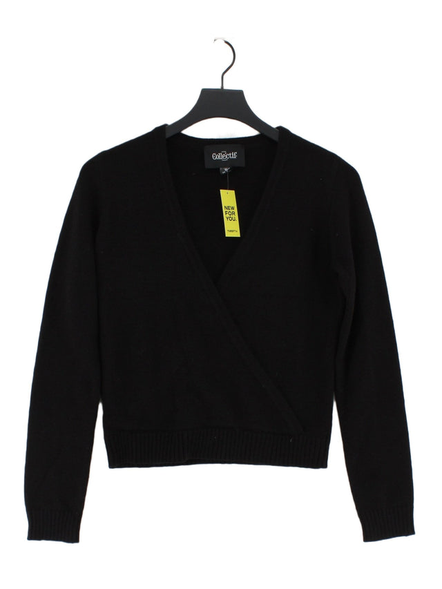 Collectif Women's Cardigan XS Black 100% Other