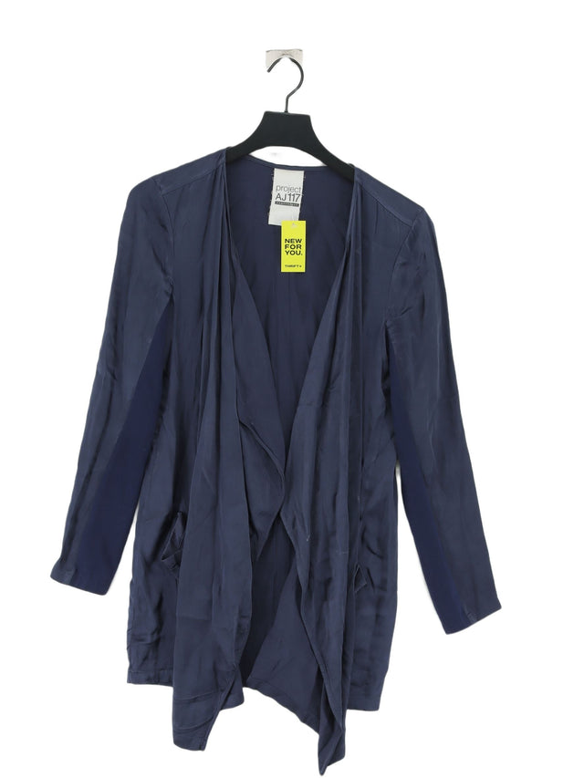 Project AJ117 Women's Cardigan M Blue Viscose with Rayon