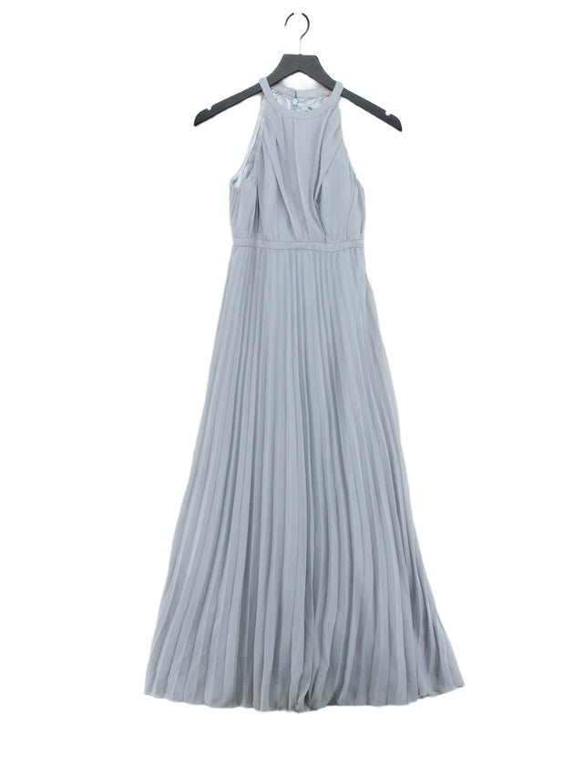 Chi Chi London Women's Maxi Dress UK 6 Blue Polyester with Elastane