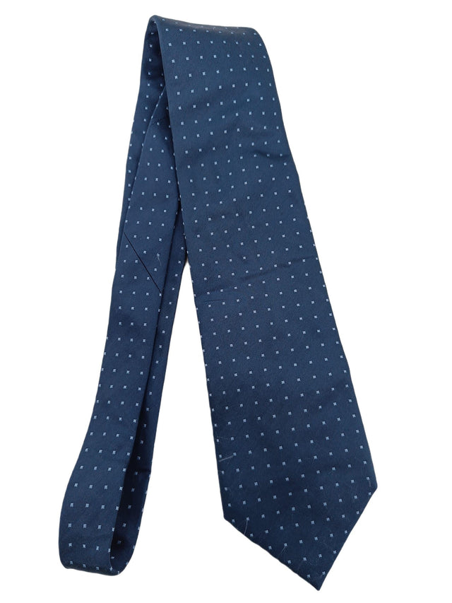 Austin Reed Men's Tie Blue 100% Silk
